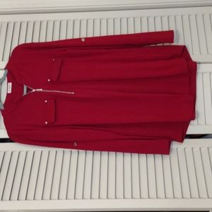3x Bulotus red knit long sleeve top